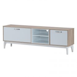 TV Entertainment Cabinet [Sonoma Oak White]