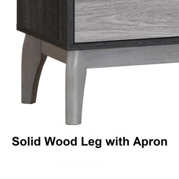 Scandinavian Montero TV Entertainment Cabinet [Grey] - Image 3