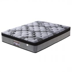 Bedzone Pocket Spring Latex Memory Foam Pillowtop Queen Mattress