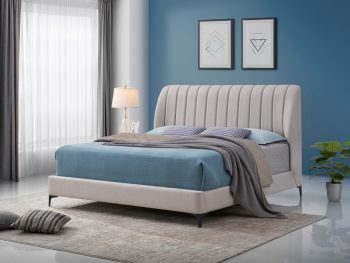 23BQ Queen Fabric Bed With Mattress(Included) - Image 2
