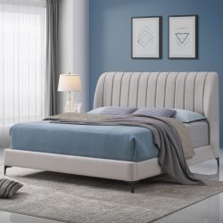 23BQ Queen Fabric Bed With Mattress(Included)