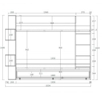 Kingsley Bunk Bed,  With/Without Trundle Single - Image 6