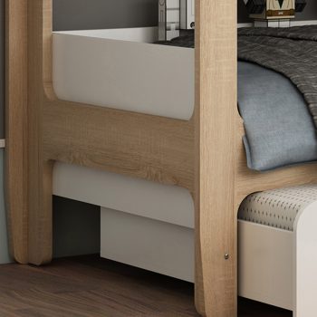 Skyler Trio Bunk Bed with Trundle, Single - Image 4