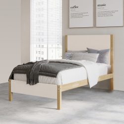 Bakri Rubberwood King Single Bed Frame