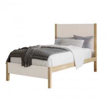 Bakri Rubberwood King Single Bed Frame - Image 3