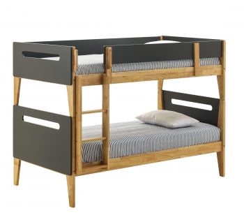 Irvine Wooden Bunk Bed With/ Without Trundle, Single, King Single - Image 2