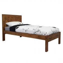 Jayden Wooden Bed, Single, King Single