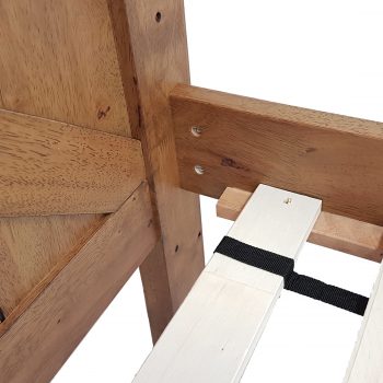 Jayden Wooden Bed, Single, King Single - Image 4
