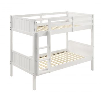 Seastar Wooden Bunk Bed with Hanging Shelf, Single - Image 4