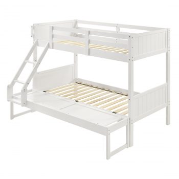 Seastar Wooden Bunk Bed with Hanging Shelf, Trio - Image 4