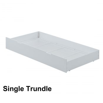 Seastar Wooden Bunk Bed with Hanging Shelf Double Trundle/ Single Trundle/Drawers, Trio - Image 11