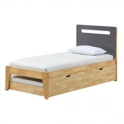 Casla Wooden Bed With/ Without Trundle, Single