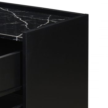 Spring 2 Drawer Bedside Table O.White/ D.Grey/ L.Grey - Image 7