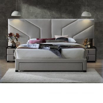 3 Piece Oat White Spring Bedroom Set