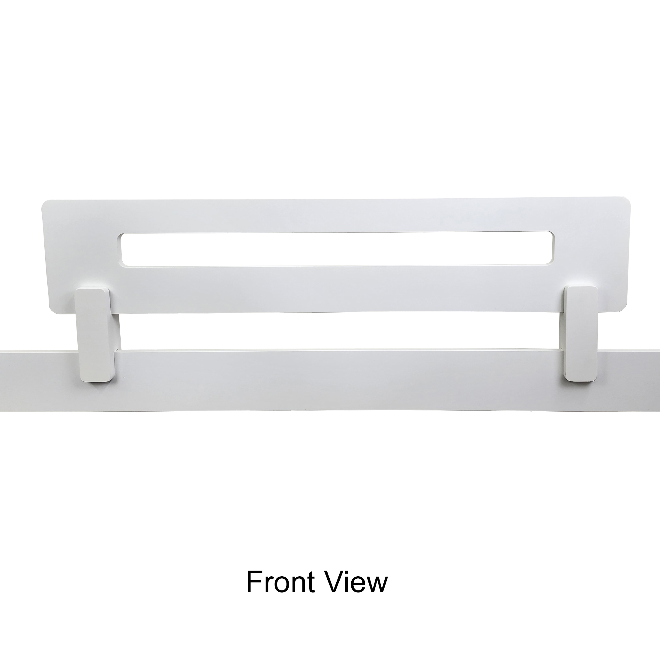 Single Size Bed Frame with guard rail, sliding door and storage shelf